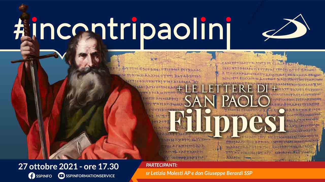 27 ottobre: Incontri Paolini sulla lettera ai Filippesi