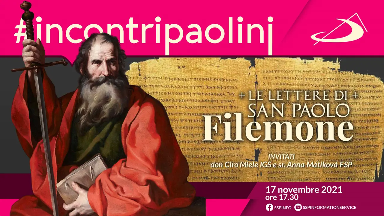 17 novembre: Approfondiamo la lettera a Filemone