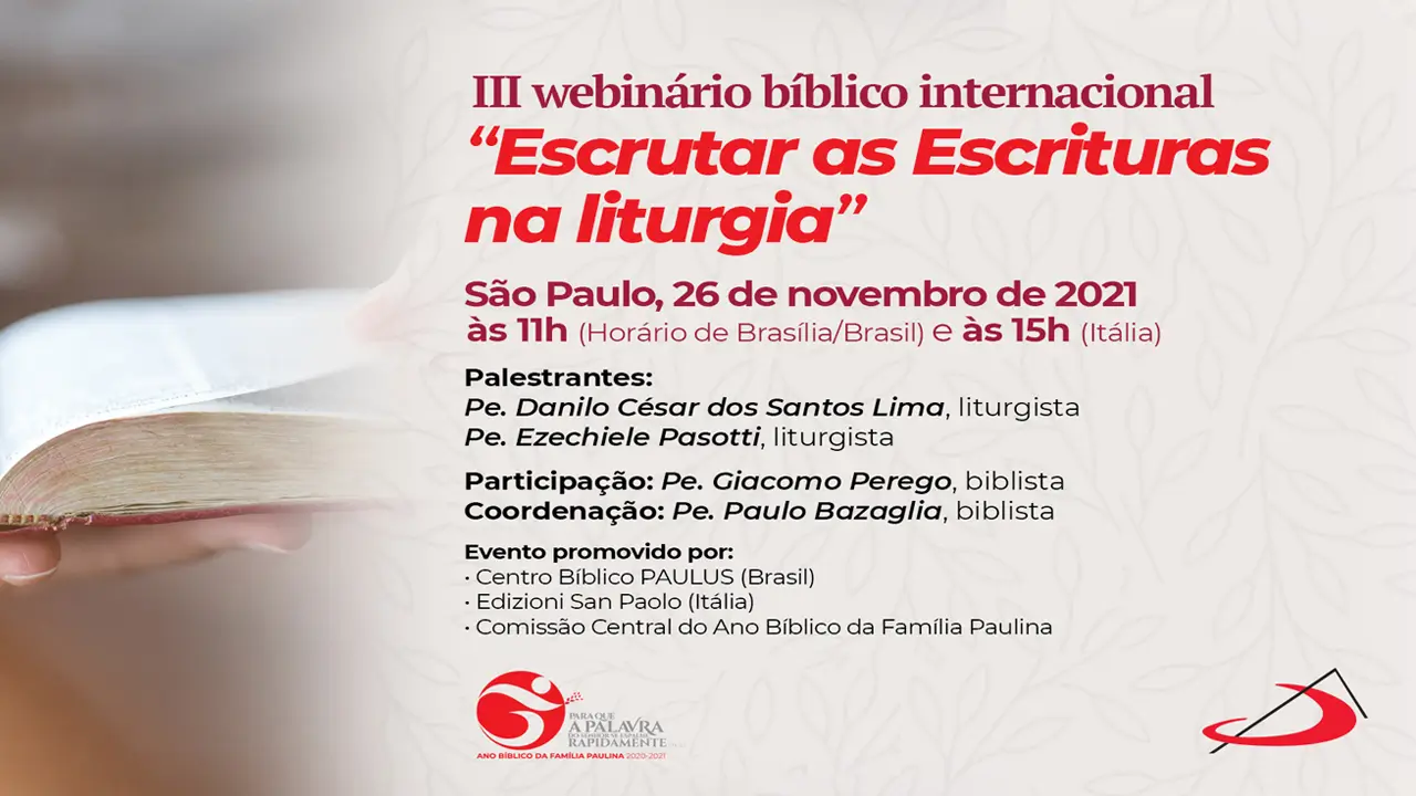 3° Webinar internazionale: Scrutare la Bibbia nella Liturgia