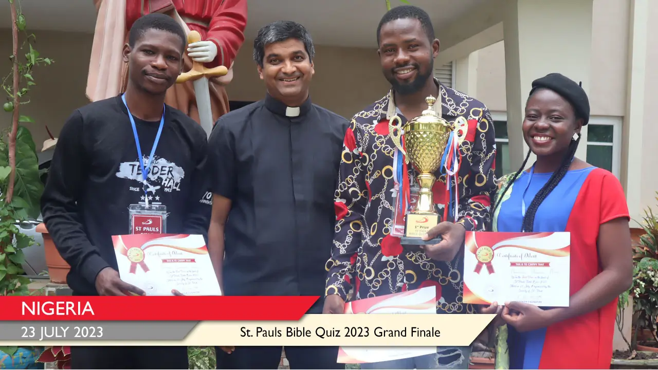 Nigeria: San Pablo Bible Quiz 2023. Gran Final.