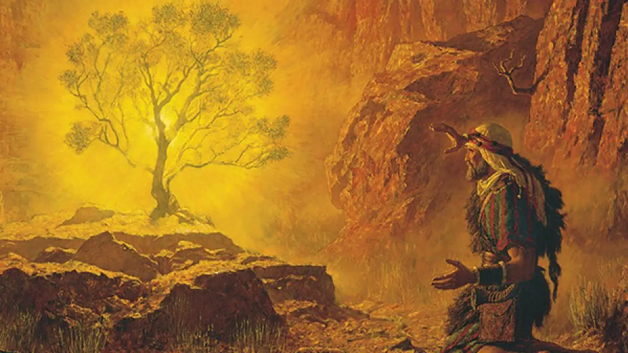 Moisés y Dios que siempre ve, llama e invita